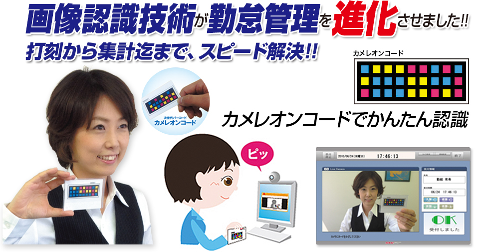 画像認識技術が勤怠管理を進化させました!!